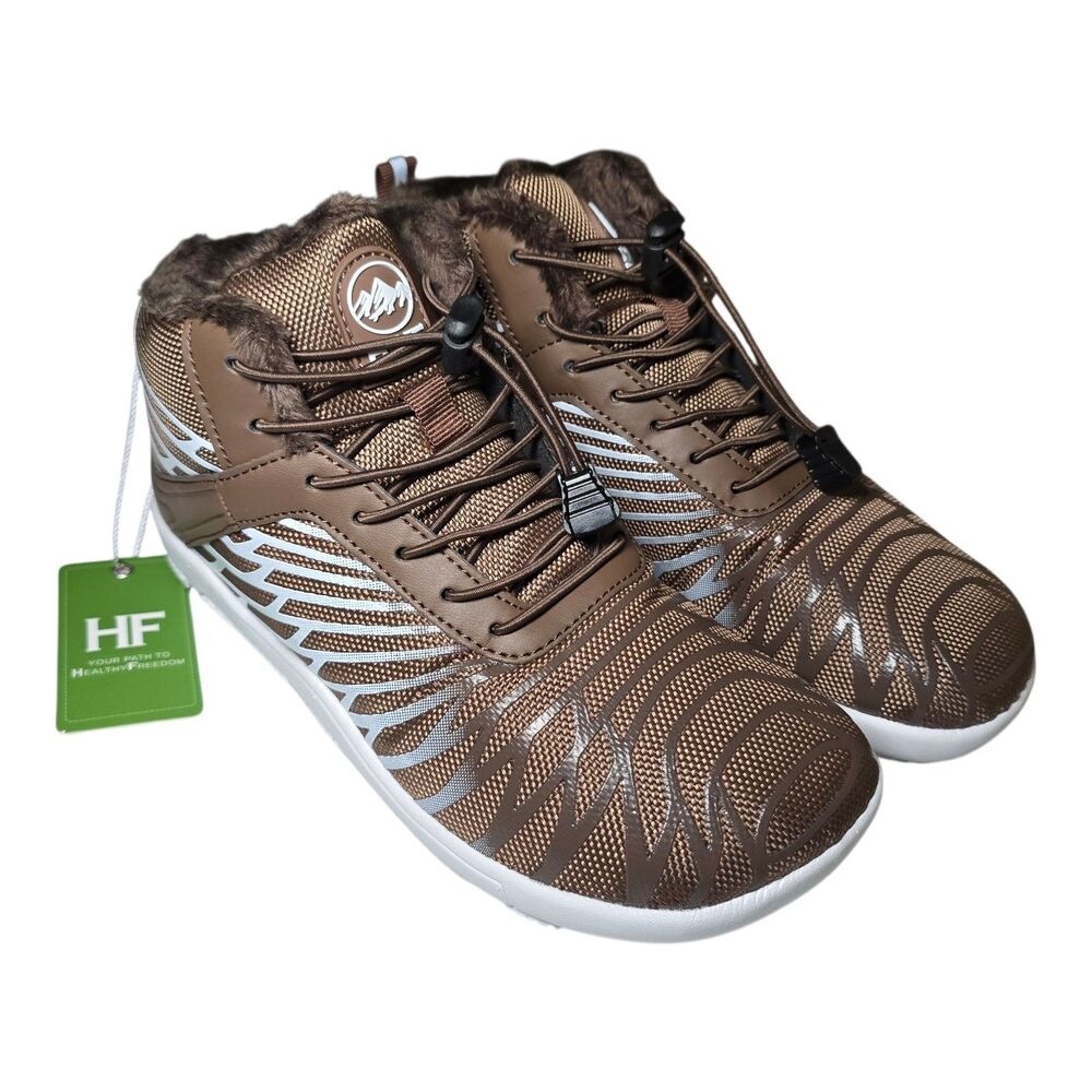 Hike Footwear Lorax Brown Winter Boots Ergonomic Barefoot Unisex Size EU 36 NEW